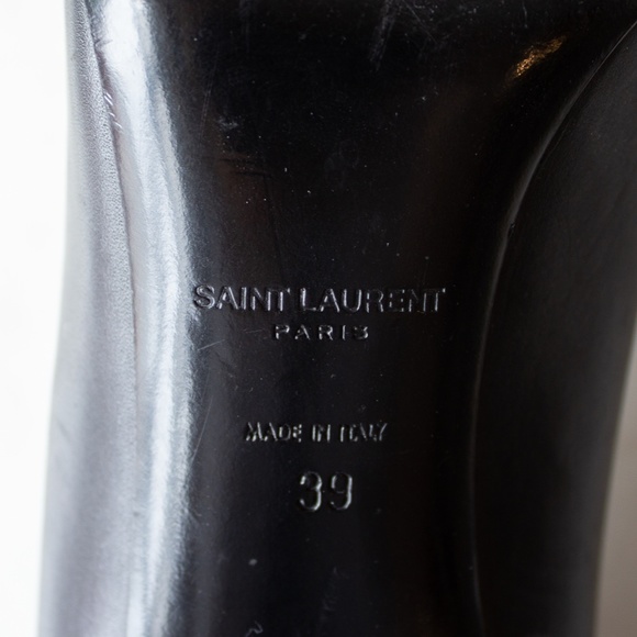 Saint Laurent Zoe Pump in Black Leather - Picture 5 of 5